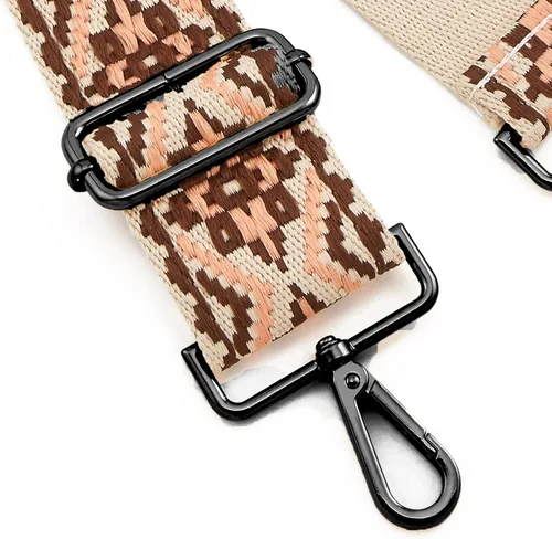 Miniatura 148 de ZOOEASS Hebillas de níquel Correa ancha para el hombro ajustable de repuesto para cinturón de pistola, hebilla de guitarra estilo bandolera