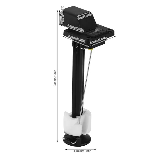 Miniatura 3 de Medidor de depósito de combustible marino, ABS para barco de combustible calibre 6YL-24260‑01 ABS de repuesto para motor fuera de borda externo