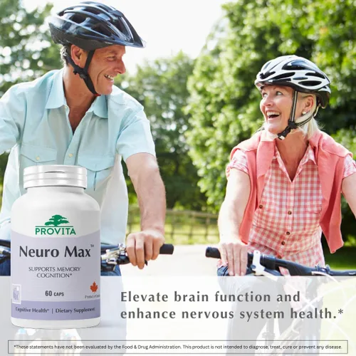 Miniatura 4 de PROVITA Neuro Max Suplemento de apoyo cognitivo Apoyo vegano para el nervio y la memoria Acetil L-carnitina, ginkgo biloba, melena de león
