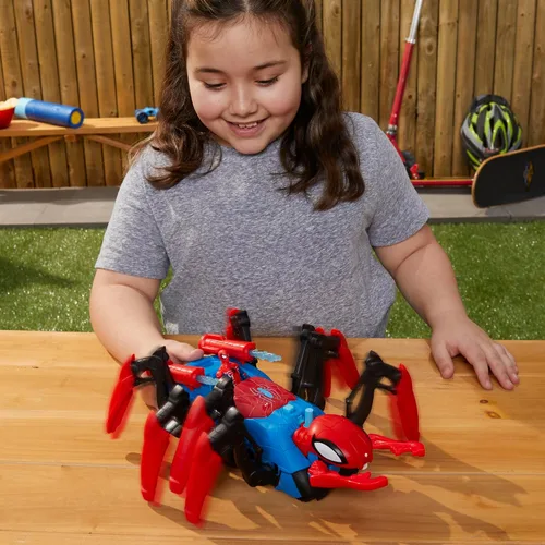 Miniatura 6 de Marvel Spider-Man Car Playset con función de explosión y figura de acción para niños a partir de 4 años