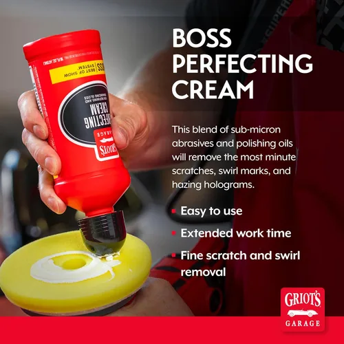 Miniatura 2 de Griot's Garage BOSS Crema perfeccionadora para pulir y detallar automóviles, pulido ligero, arañazos finos, removedor de remolinos para vehículos