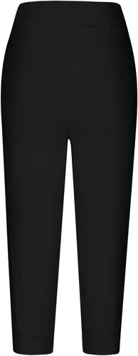 Miniatura 22 de Pantalones capri para mujer, estampado de diente de león, pantalones capri con cordón de cintura alta, elásticos, pantalones cortos de verano
