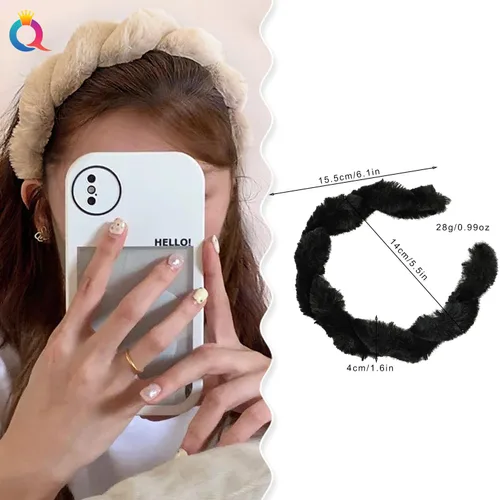 Miniatura 2 de Diadema para lavar la cara, diademas faciales de spa, suave y bonita banda para el cabello para el cuidado de la piel, maquillaje, para mujeres