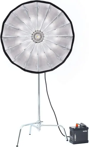 Miniatura 8 de Godox QR-P90 - Caja de luz parabólica profunda de 35 pulgadas (35.4 in) con rejilla Bowens Mount bolsa de transporte de instalación rápida 35.0
