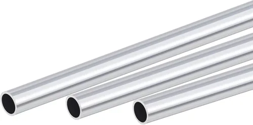 Miniatura 15 de uxcell 6063 Tubo redondo de aluminio 0.315 in OD 0.197 in Diámetro interior 11.811 in Longitud Tubería 3 PC