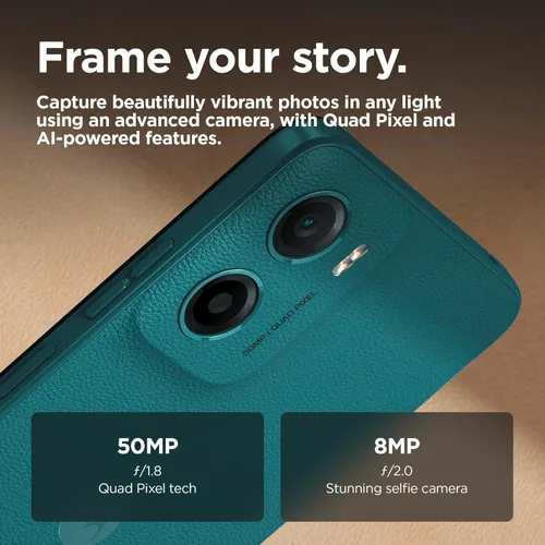 Miniatura 5 de Motorola Moto G05 XT2523-2 Dual-SIM 128 GB + 4 GB RAM (solo GSM Sin CDMA) Smartphone 4G/LTE desbloqueado de fábrica GSM