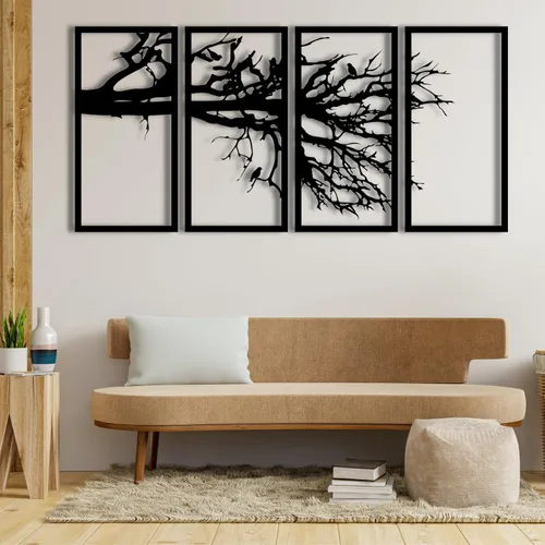 Miniatura 2 de Arte de pared de metal árbol de la vida, decoración de pared de metal árbol de la vida, arte de pared de metal para árbol genealógico, decoración