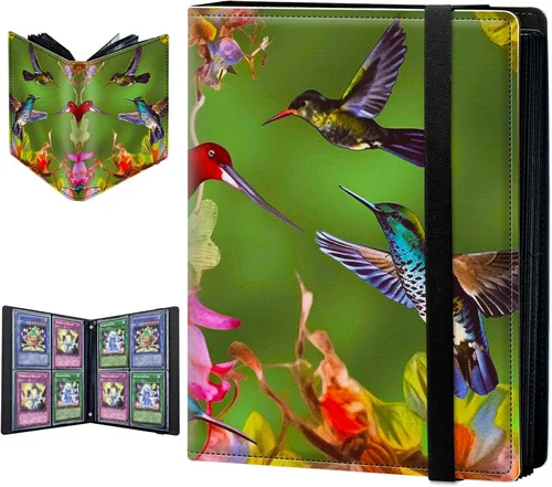 Miniatura 21 de Carpeta para tarjetas intercambiables, 4 bolsillos para tarjetas intercambiables, 160 bolsillos de doble cara, funda para tarjetas de tamaño Mujeres