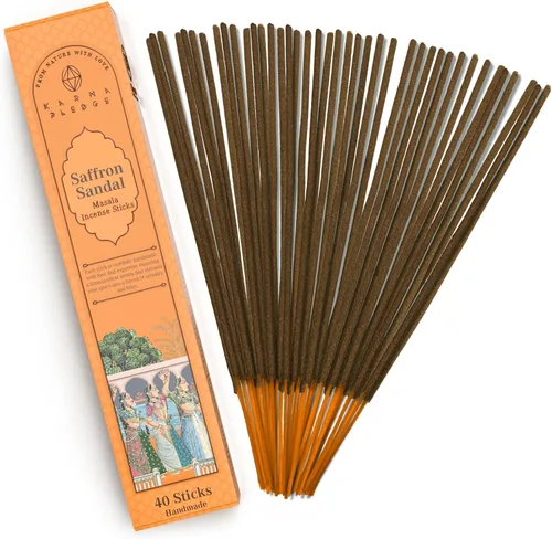 Miniatura 48 de Bakhoor - Varitas de incienso orgánicas sumergidas a mano, 100 varillas con hierbas naturales e ingredientes aromáticos, tiempo de combustión de 45