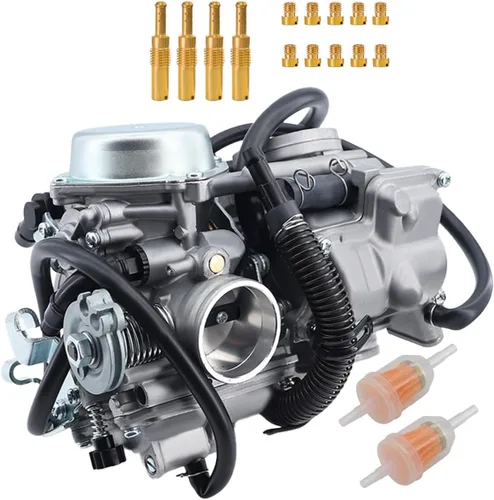 JIK Carburador dual Carb para Honda Shadow ACE 750 VT750C 1998 1999 2000 2001 2002 2003 16100-MBA-980
