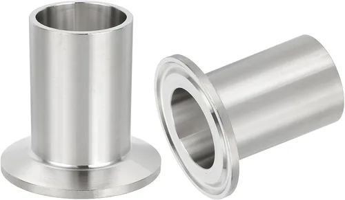 Miniatura 9 de PATIKIL Accesorio sanitario de acero inoxidable 304, 2 piezas de abrazadera de soldadura larga Montaje de tubería de virola de 3/4 "(19 mm) tubo
