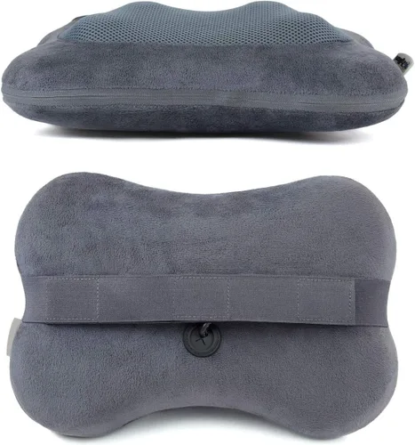 Miniatura 9 de Zyllion Masajeador Shiatsu de Espalda y Cuello con Calor - Almohada de Masaje Eléctrico 3D de Amasado de Tejido Profundo para Alivio del Dolor