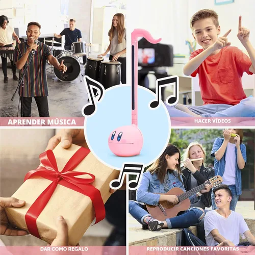 Miniatura 4 de Otamatone Kirby Rosa Estrella Héroe Instrumento Musical Electrónico Japonés Sintetizador de Música Portátil de Japón por Maywa Denki Studio, Premio
