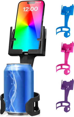 Soportes para teléfono para tu coche, soporte para portavasos, soporte universal ajustable con expansión, soporte para manos libres, compatible con