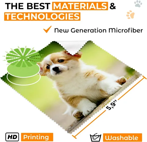 Miniatura 2 de Paño de limpieza de microfibra para gafas - Paño de limpieza de lentes - Paño de limpieza de lentes - Paño de limpieza de gafas de microfibra para 6