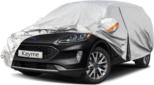 Miniatura 66 de Kayme - Cubierta completa impermeable de 6 capas para automóvil, apta para todo clima, protección para exteriores contra lluvia, rayos ultravioleta