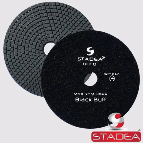 Miniatura 9 de PPW152X Almohadillas de pulido de granito 7 "Almohadilla de diamante 50 Grit para granito piedras de cuarzo pulido