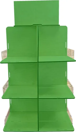 Miniatura 13 de Soporte de exhibición giratorio de 4 lados versátil para dulces, aperitivos, mermeladas, productos y más - Ideal para ferias artesanales, mercados