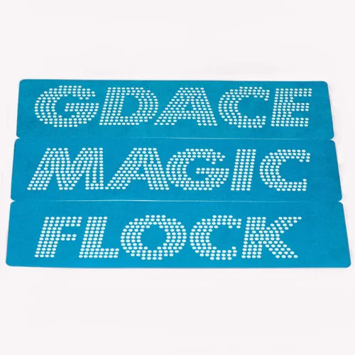 Miniatura 2 de Plantilla de diamantes de imitación Metarial Magic Sticky Flock autoadhesivo de diamantes de imitación en rollo para máquina de corte de 12 pulgadas