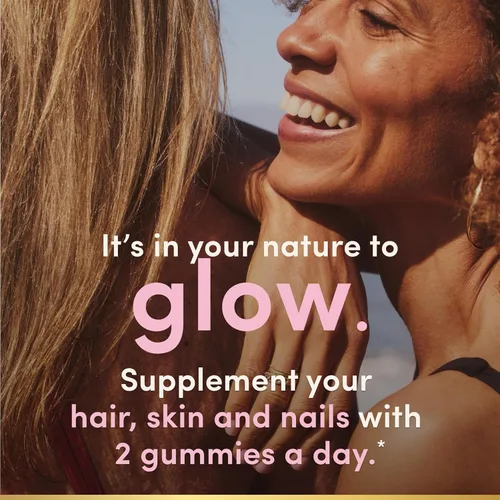 Miniatura 5 de Nature's Bounty Soluciones óptimas gomitas de pectina para cabello, piel y uñas, 2500 mcg de biotina por porción, gomitas sin pegajosidad, fórmula