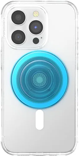 Miniatura 3 de PopSockets Agarre para teléfono con soporte magnético, parte superior intercambiable, sujeción segura para fundas MagSafe de iPhone, agarre