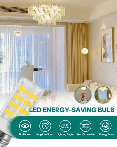 Miniatura 6 de WE05X20431 - Bombilla de tambor para secadora 22002263 3.5 W 120 V equivalente a 40 W halógeno 400 lm 360° sin parpadeo, no regulable compatible