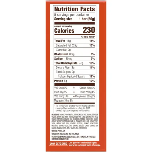 Miniatura 14 de CLIF Barra de mantequilla de nuez – Mantequilla de maní de chocolate – Barras energéticas rellenas – Sin OMG – USDA Orgánico – A base de plantas