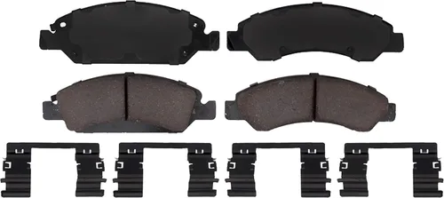 Miniatura 38 de Raybestos Juego de pastillas de freno de disco metálicas delanteras y traseras de repuesto prémium para camiones especiales y SUV seleccionados