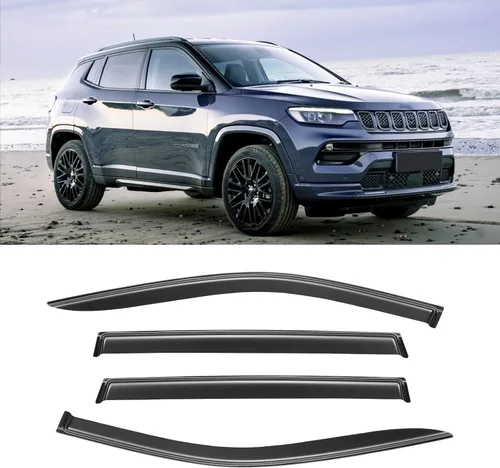 Miniatura 84 de Visera de ventana para Honda Civic 2022-2025, protectores de lluvia de canal exterior, escudos, deflector de ventilación, sombra, viento, humo
