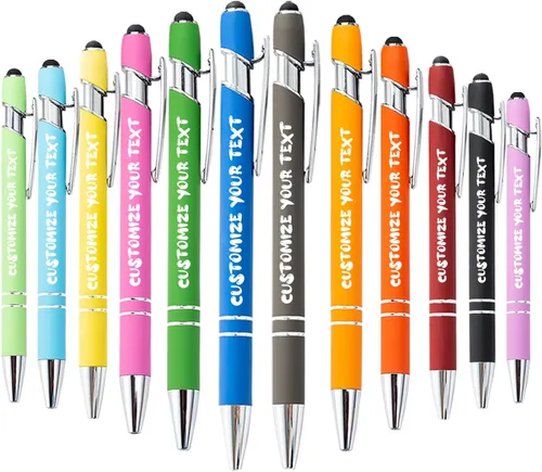 Miniatura 214 de AIFLM Bolígrafos personalizados con nombre a granel hasta 500 unidades de bolígrafos grabados gratis con tu nombre y texto para negocios
