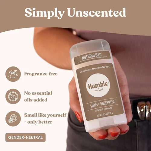 Miniatura 4 de HUMBLE BRANDS - Formula original de desodorante sin aluminio Control de olores de larga duración con bicarbonato de sodio y aceites esenciales