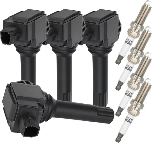 Miniatura 2 de Bobinas de bobina de encendido y bujías de iridio UF774 para Subaru Crosstrek 16-19 Impreza 2014-2019 2.0L