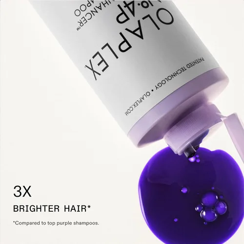 Miniatura 2 de Olaplex Nº.4P Blonde Enhancer Purple Toning Shampoo: Neutralizes Brassiness & Strengthen Repairs Damages & Hydrates Hair For Coily, Curly