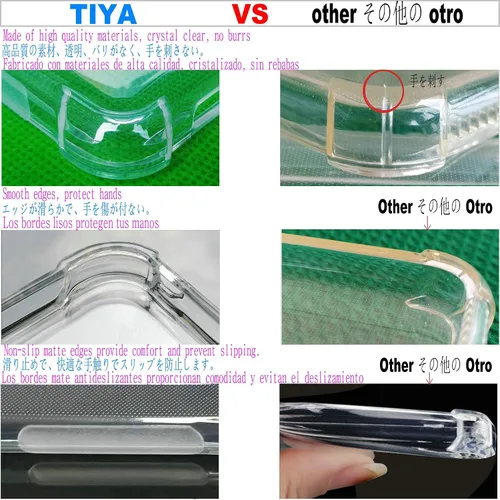 Miniatura 7 de USTIYA Funda para Huawei Y9s/Honor 9X Pro Clear TPU Cuatro Esquinas Cubierta Transparente Suave