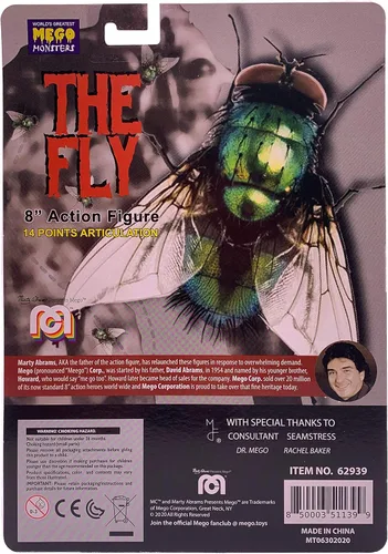 Miniatura 5 de MEGO - Figura de acción de Mego Horror - The Fly de 8 pulgadas