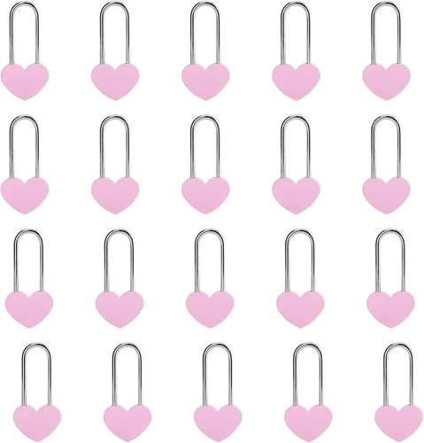 Miniatura 36 de Candado de amor VeYocilk de 3.5" 50mm en forma de corazón, candado de corazón negro para deseos de amor, ideal para bodas, San Valentín