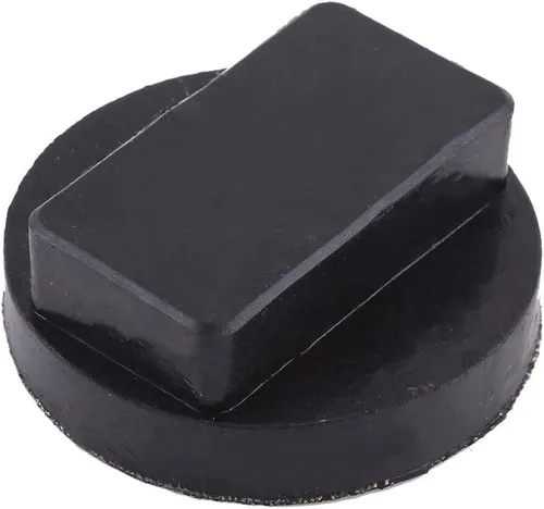 Cojines de goma negros de Jack del coche, soporte que eleva el punto del umbral del cojín del adaptador de la herramienta que lleva el adaptador del