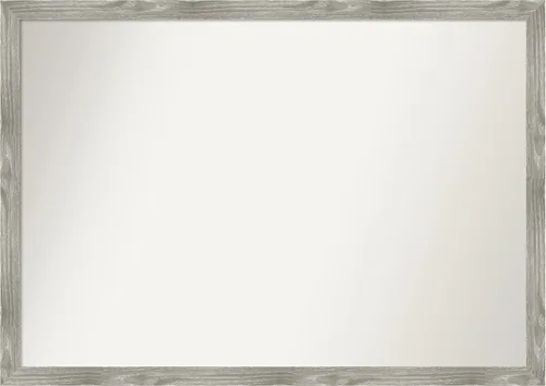 Miniatura 394 de Amanti Art Espejo personalizado, espejo de baño gris plomo a rayas, espejo de pared o espejo de tocador de baño sobre el fregadero