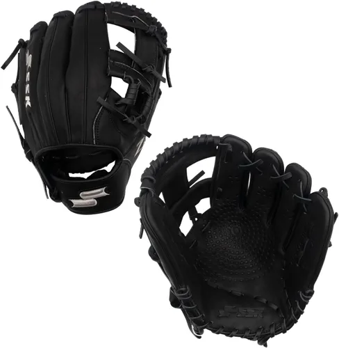 Miniatura 16 de SSK Z5 Craftsman Guante de béisbol para infield – 11.25” - 11.5” - 11.75” - 12” – Lanzamiento con mano derecha y izquierda Rojo/Verde Kelly/Blanco