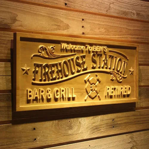 Miniatura 28 de ADVPRO wpa0053 - Letrero personalizado con nombre grabado en 3D de madera para el hogar, bar, cerveza, decoración del hogar, placas de casa de lago