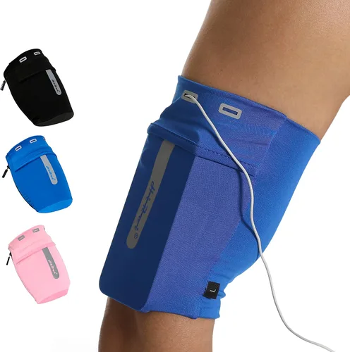 Miniatura 9 de HiRui Brazalete para Correr Manga Universal Brazalete Deportivo para Brazo Soporte para Teléfono Celular Brazalete para Ejercicio y Entrenamiento