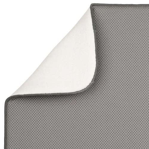 Miniatura 6 de InterDesign iDry – tapete para encimera de cocina, mini, absorbente, para secado de platos, Negro, L