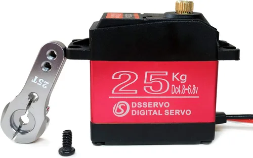 55.1 lbs Digital Servo Full Metal Gear Alto Par Impermeable para RC Car Crawler Robot Control Ángulo 270 °