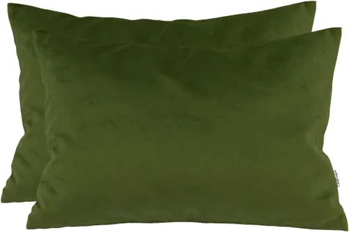 Miniatura 159 de TangDepot - Funda de almohada lisa de terciopelo, funda de cojín supersuave de lujo, muchas opciones de colores y tamaños