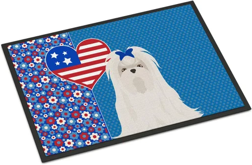 Miniatura 13 de Caroline's Treasures WDK5119JMAT Airedale Terrier USA - Tapete para interiores o exteriores, 24 x 36 pulgadas, tapete para puerta delantera