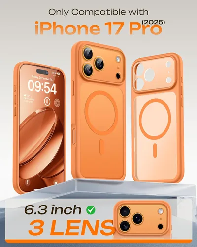 Miniatura 585 de TOCOL Funda para iPhone 11, compatible con Magsafe, protección completa de cámara, imanes integrados, protección contra caídas, funda translúcida