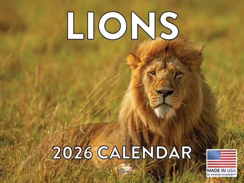 Miniatura 130 de Calendario alpaca 2026, calendario mensual de pared de 12 meses Hecho en Estados Unidos.