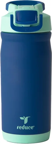 Miniatura 19 de Reduce Hydrate Pro Kids - Botella de agua aislada de acero inoxidable de 14 onzas con pajilla, vaso a prueba de derrames para niños, retención