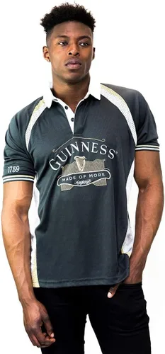 Miniatura 2 de Guinness - Camiseta de rugby con diseño de color negro