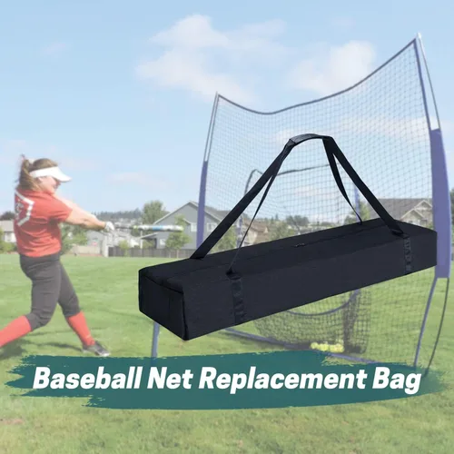 Miniatura 7 de VISEMAN Bolsa de repuesto de red estilo arco de béisbol sólo, bolsa de red de práctica de béisbol, bolsa de lona de red de béisbol, se adapta a